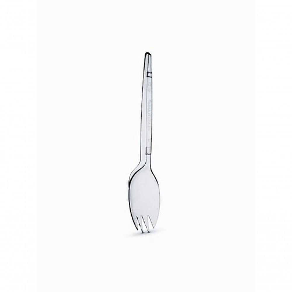 Garfo Descartável Garfolher 130MM com 1000 Unidades Branco Prata em 20 Pacotes Higipack