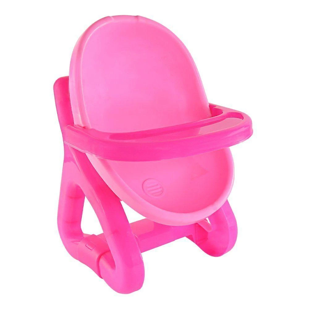 Cadeira de Bebê Brinquedo para Bonecas Menores Rosa para Brincar Bs Toys