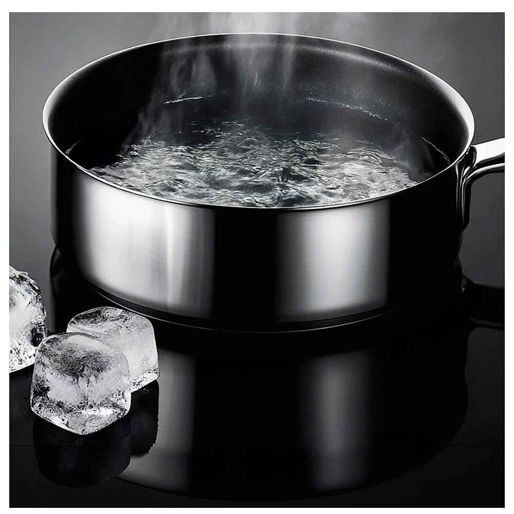 Cooktop Freezone por Indução Midea Vitrocerâmico com 02 Bocas, 09 Níveis de Potência e Painel Touch Preto - CFBD22