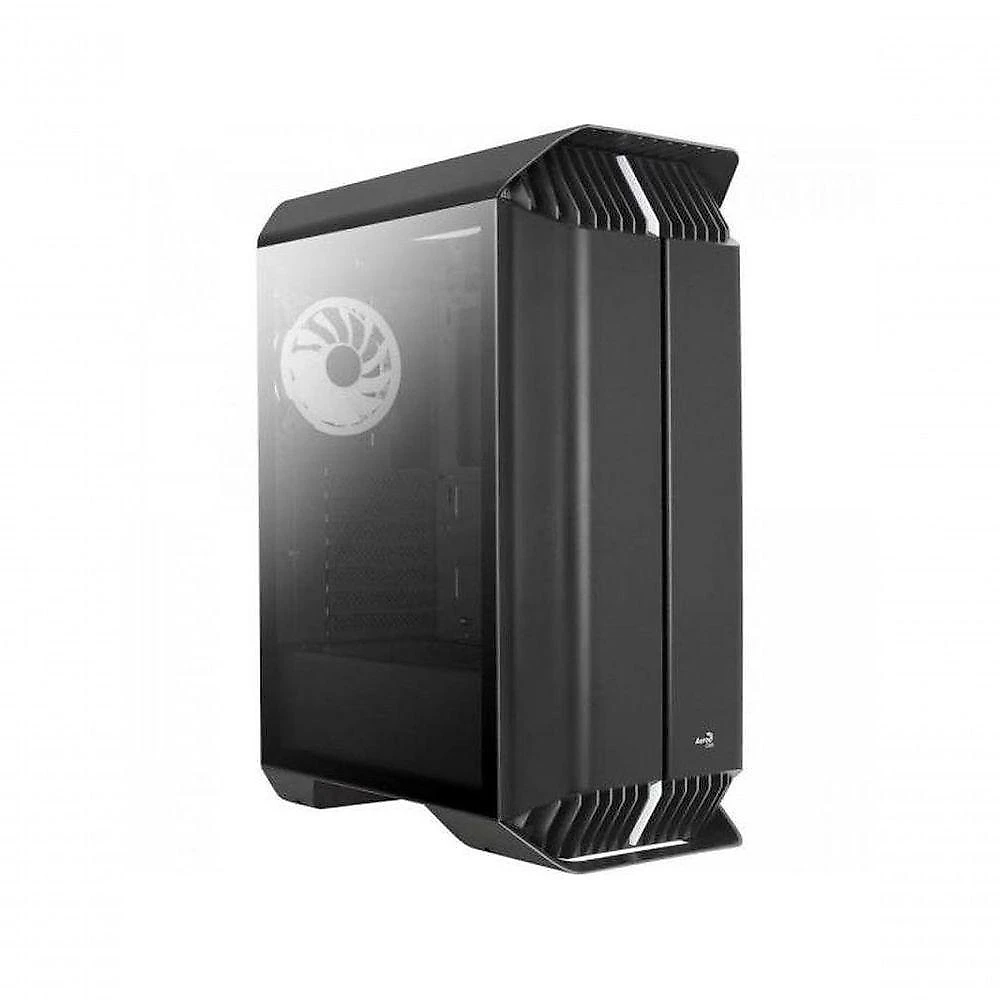 Gabinete Gamer Aerocool Gladiator Preto Rgb Lateral Vidro