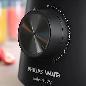 Liquidificador Philips Walita Série 3000 HR2270/9 Turbo 5 Velocidades 1000W - Preto 110V