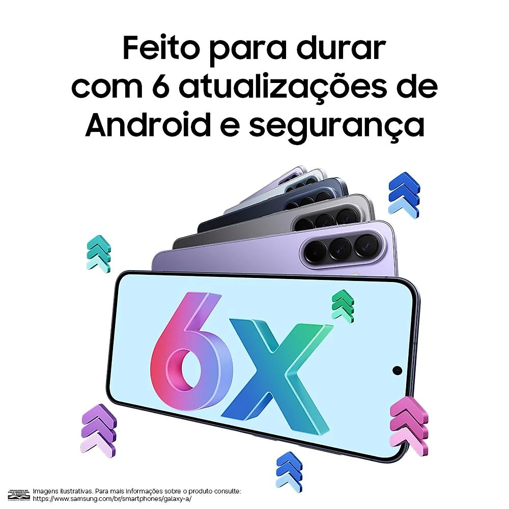 Smartphone samsung galaxy a37 5g tela 6.7" 128gb câmera 50mp verde