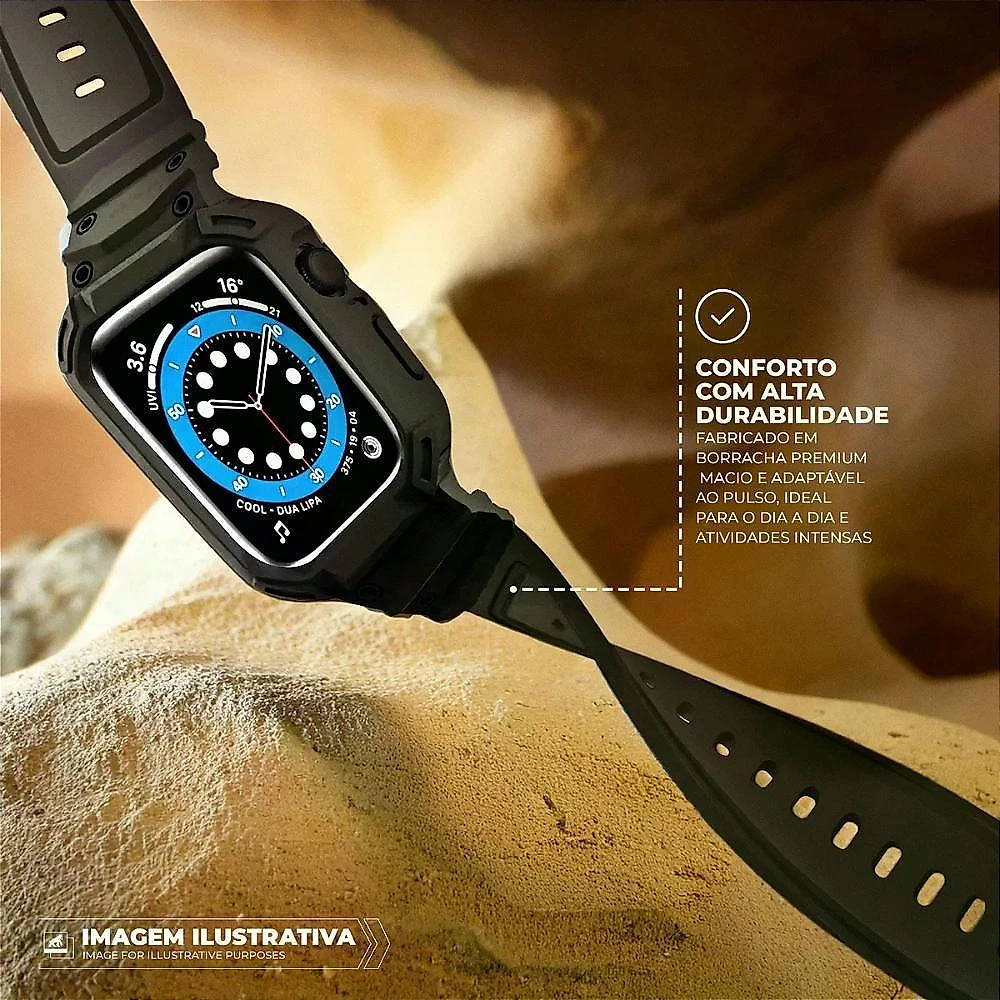 Case para Apple Watch Series 10 46MM Armor Gshield com Proteção Contra Impactos Obs.
