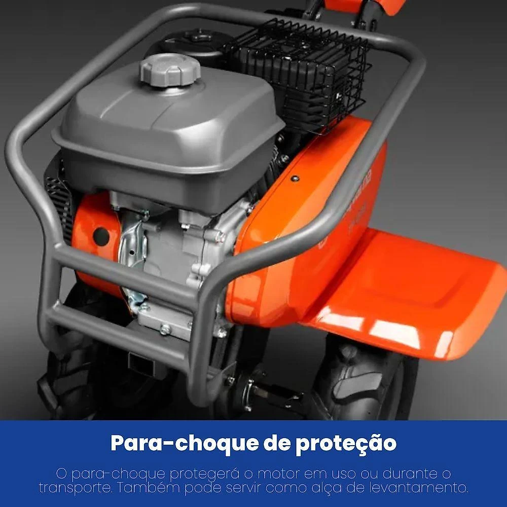 Motocultivador a Gasolina TF230 para Preparo de Solo em Hortas Jardins e Pequenas Propriedades