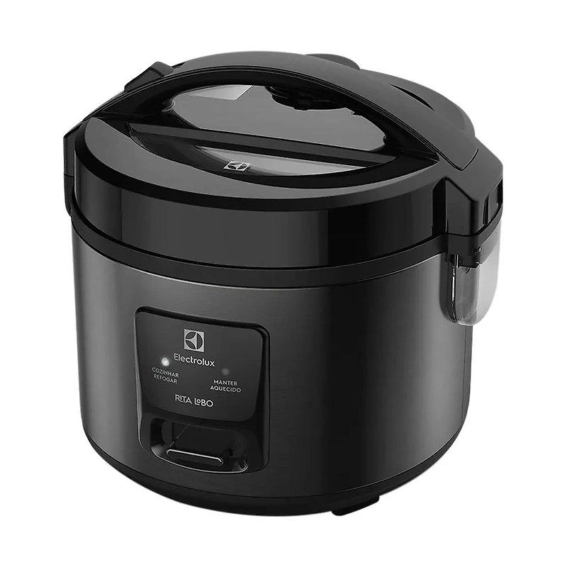 Miniatura Panela de Arroz Eletrica Electrolux 2L Preta Efficient Visor Glass por Rita Lobo ERC10 PRETO - 127V