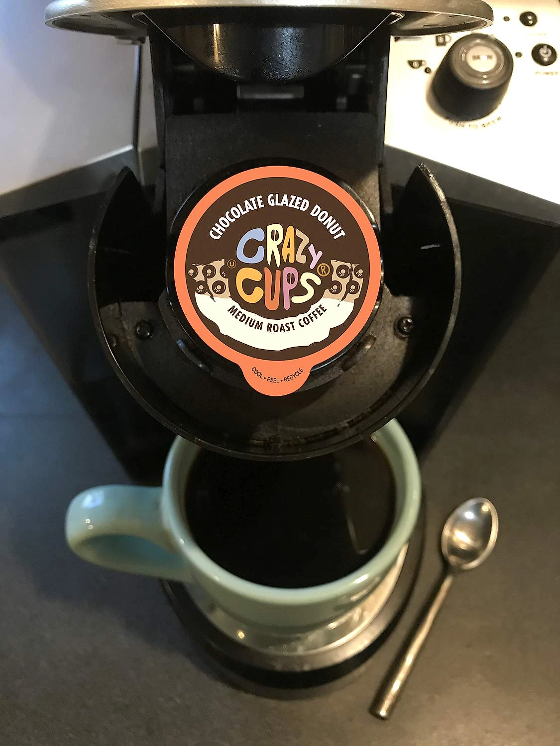 Cápsulas de café com sabor donut sabor chocolate 22 unidades
