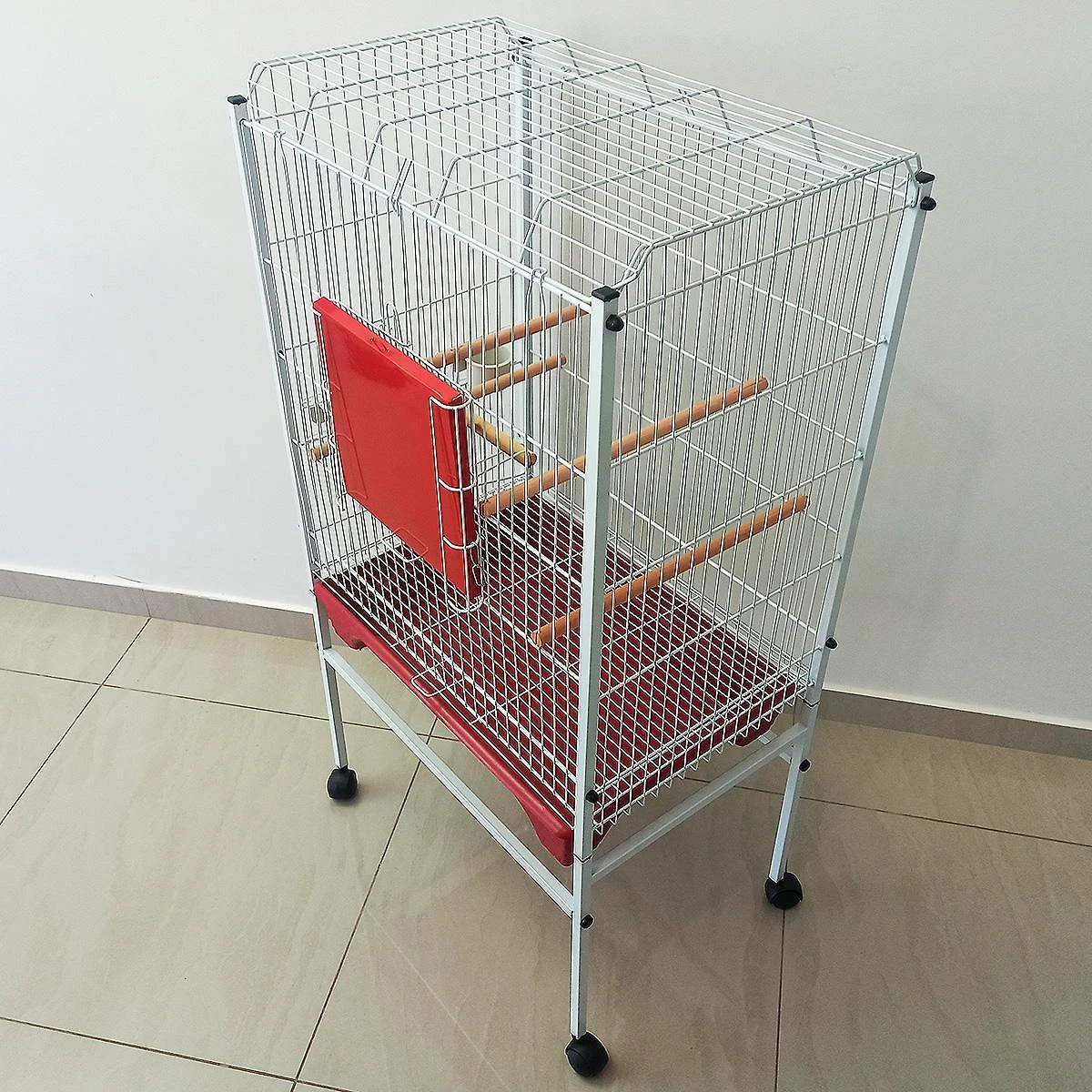 Viveiro Grande Para Calopsita Papagaio Ringneck - Vermelho