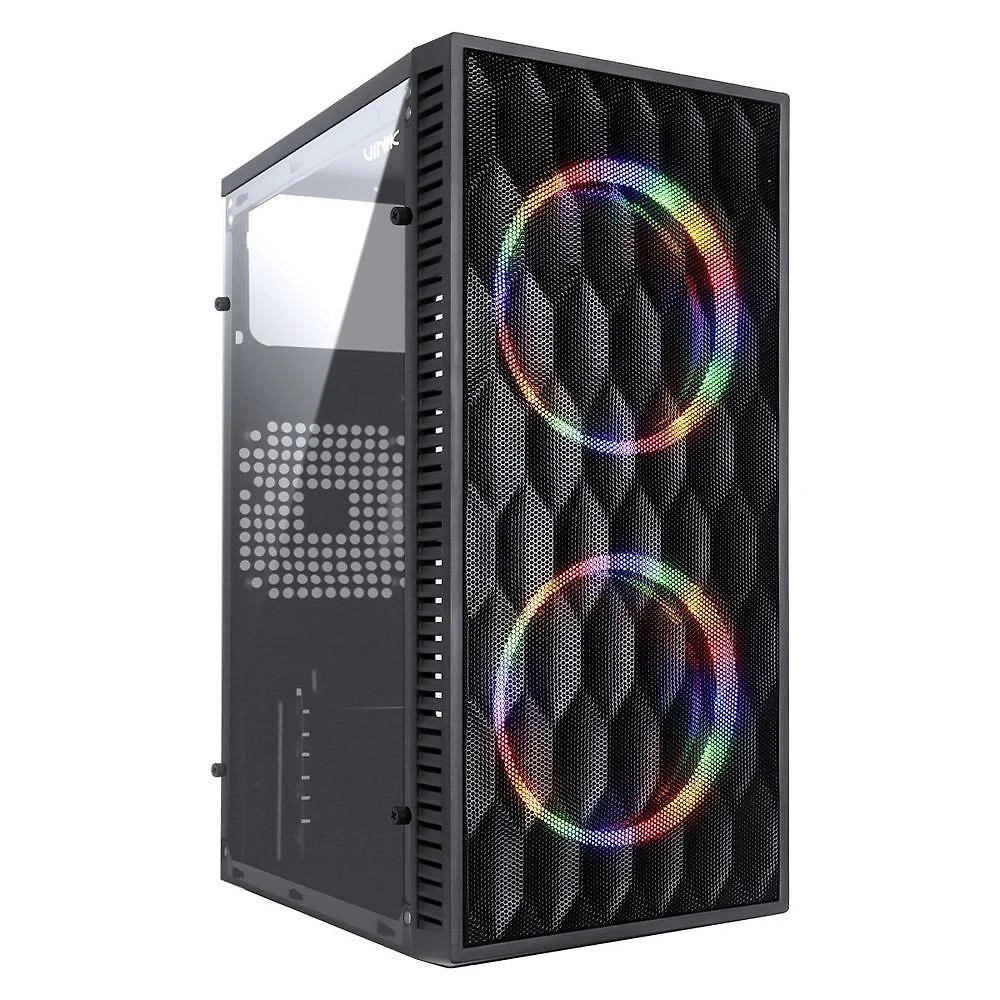 Gabinete Gamer Vinik Wave Preto Lateral Acrilico - Ggwacbk
