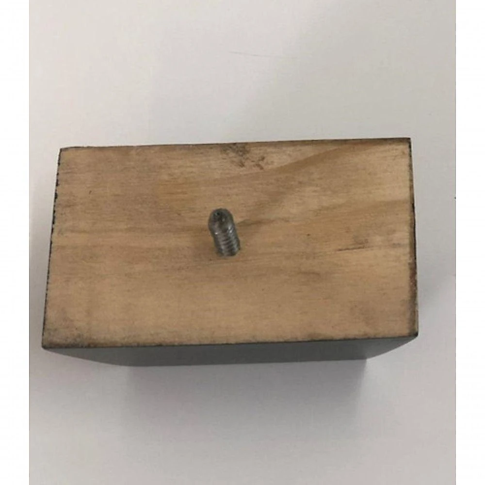 Pé Retangular Madeira Sofás Estofados 6cm Kit 14un