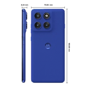 Smartphone Motorola Edge 60 Pro 6.7” 256GB 5G 120Hz pOLED Câmera 50MP Sony LYTIA 700C Azul