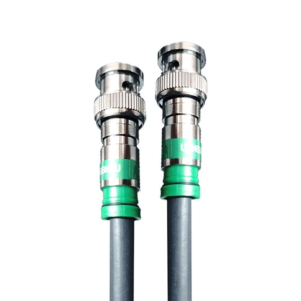 Cabo Sdi Broadcast De 6gb Com Conectores Bnc Rg6 Da Kramer A Prova D’água De 5 Metros
