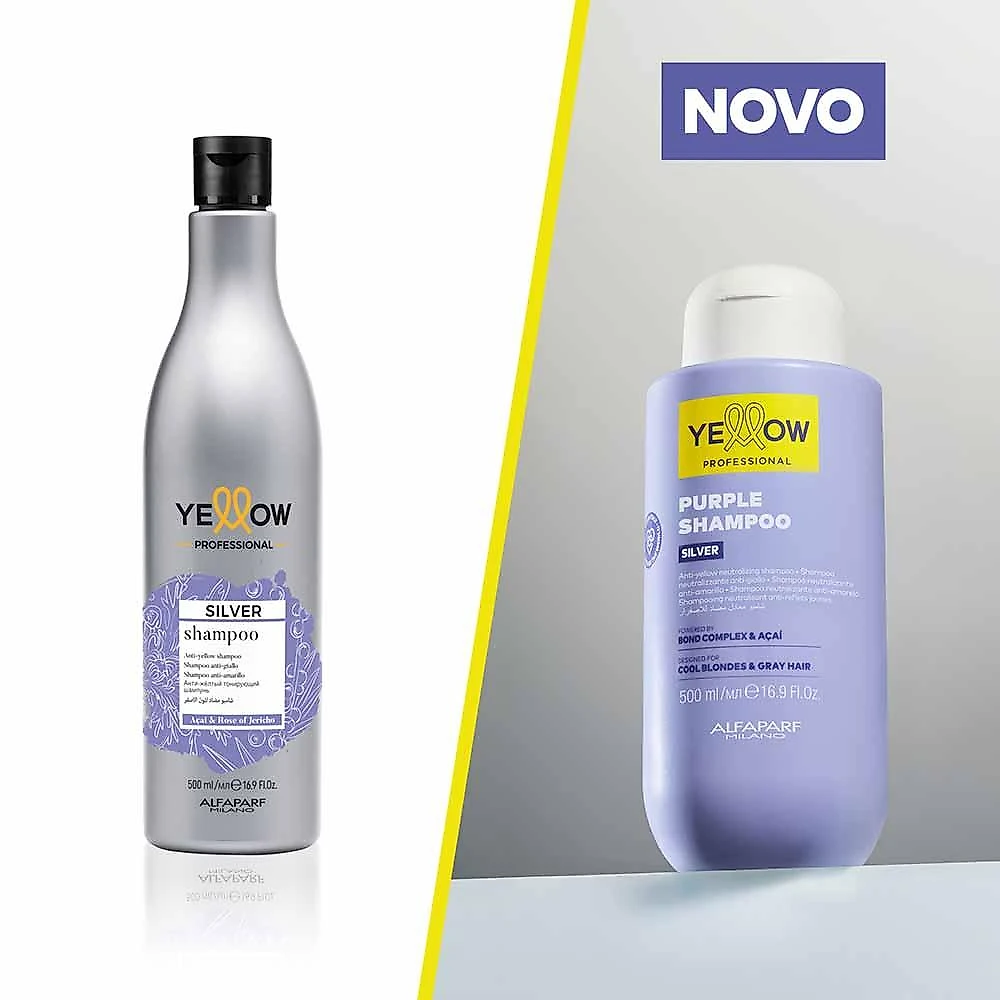 Shampoo neutralizante anti-amarelo yellow professional silver 500ml