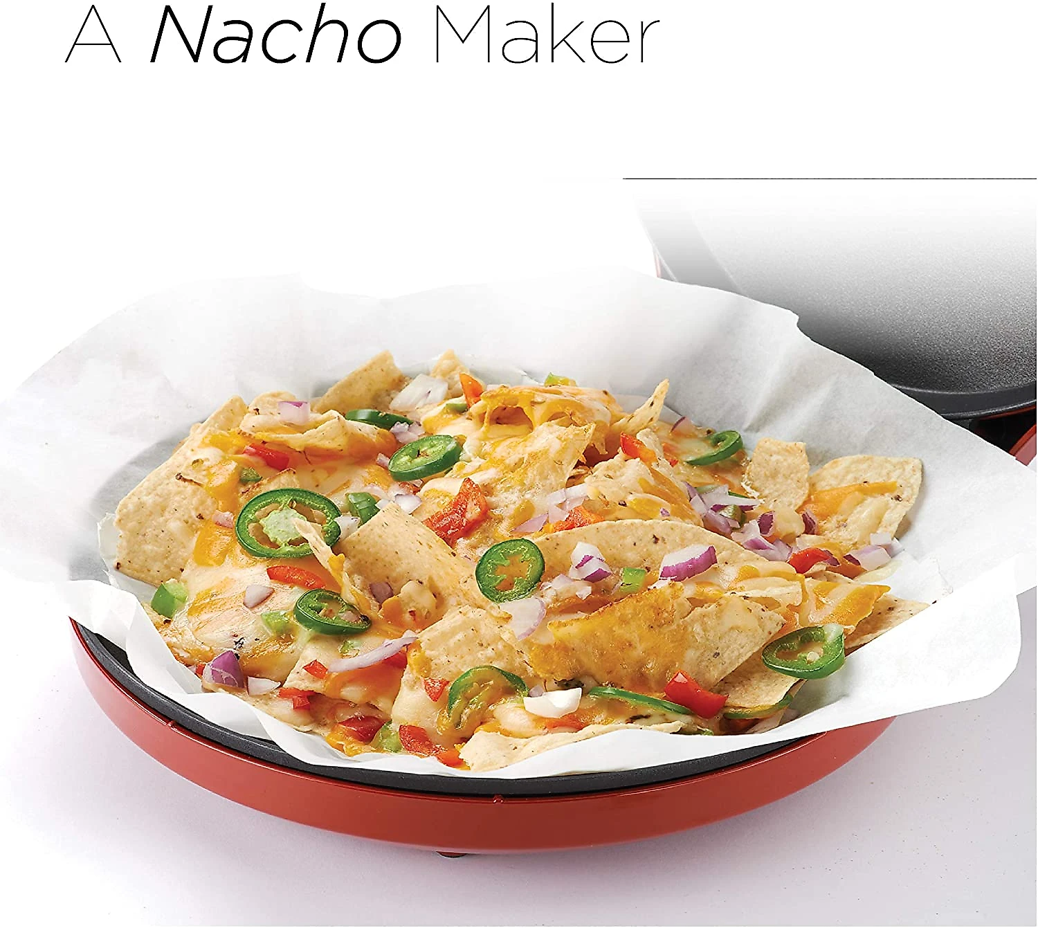 Betty Crocker Pizza Maker com temperatura variável vermelho