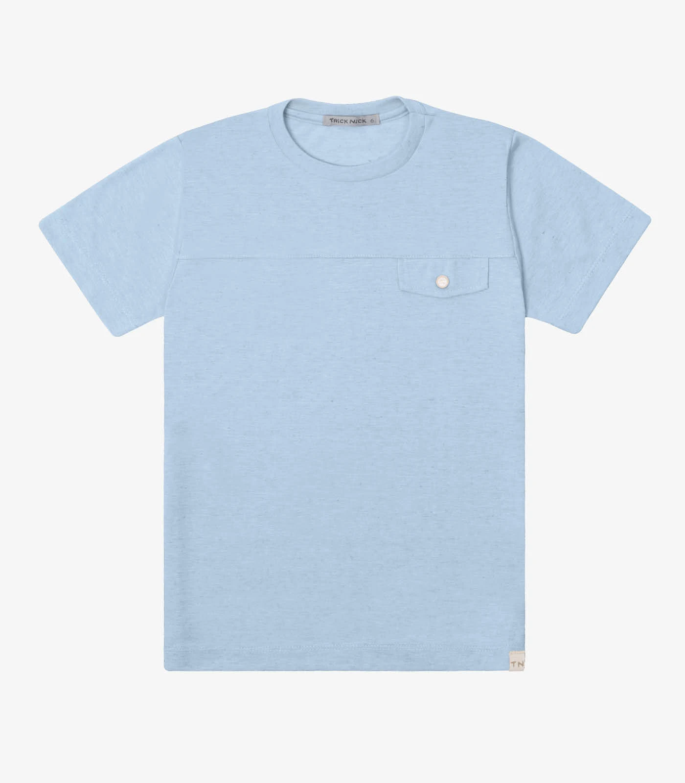 Camiseta Verão Menino Manga Curta Trick Nick Azul
