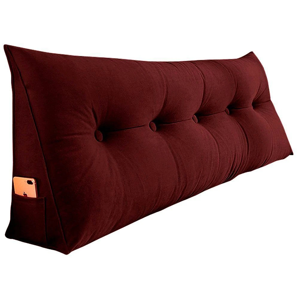 Almofada Para Cabeceira Spot 140cm Vermelho Escuro