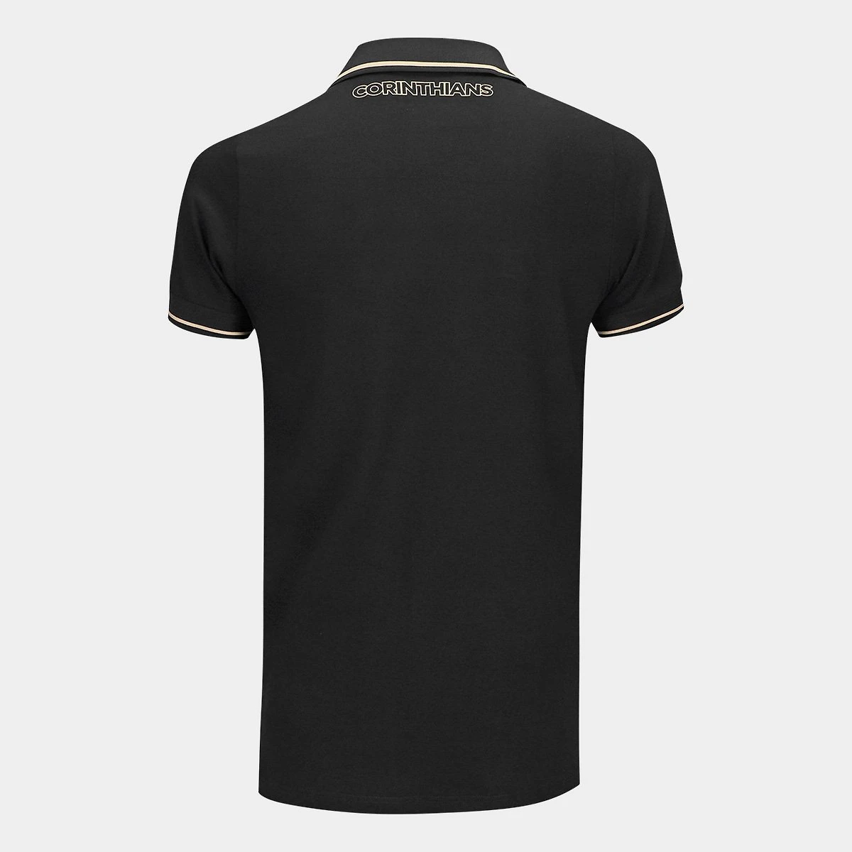 Miniatura Camisa Polo Corinthians Malhão Masculina Preto - EGG