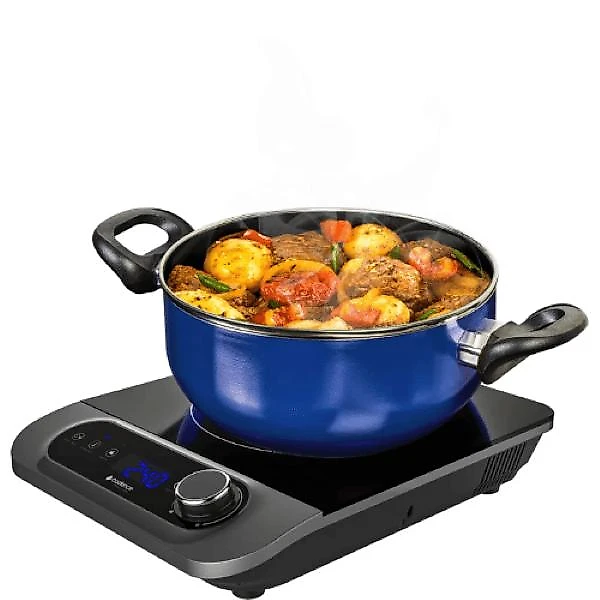 Cooktop por indução cadence perfect cuisine fog601 1250w 127v preto 1 boca e timer