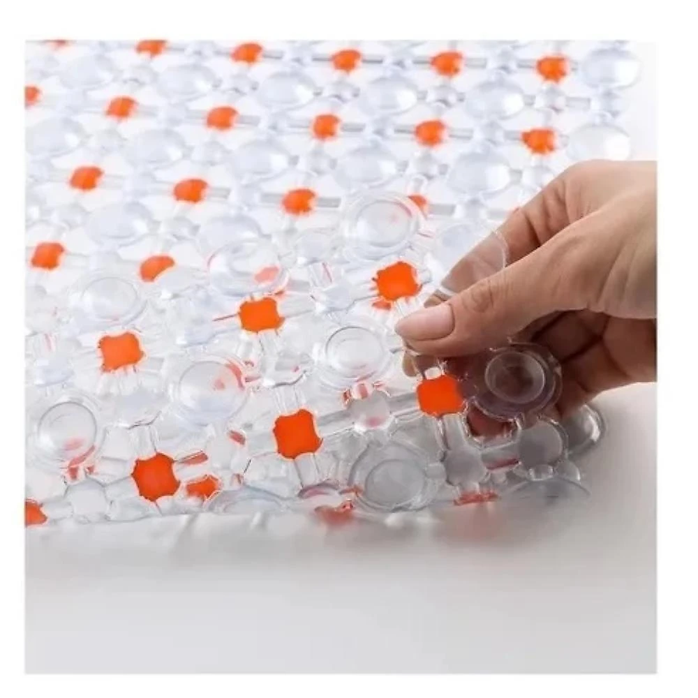 Tapete Antiderrapante para Box de Banheiro em PVC e Borracha 33CM X 61CM Grande Yeet