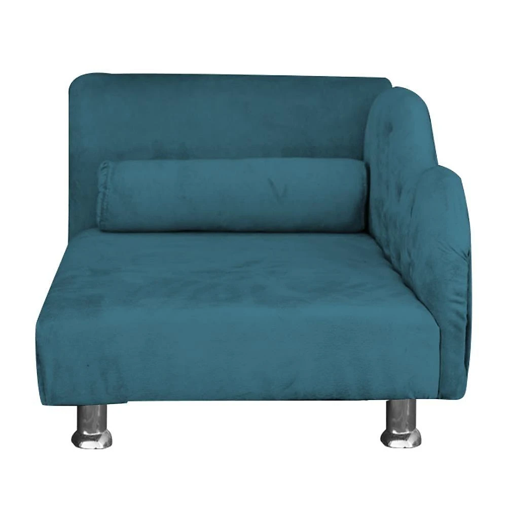 Cama Caminha Diva Pet Veludo Strass Azul Royal Dvinn Azul Royal