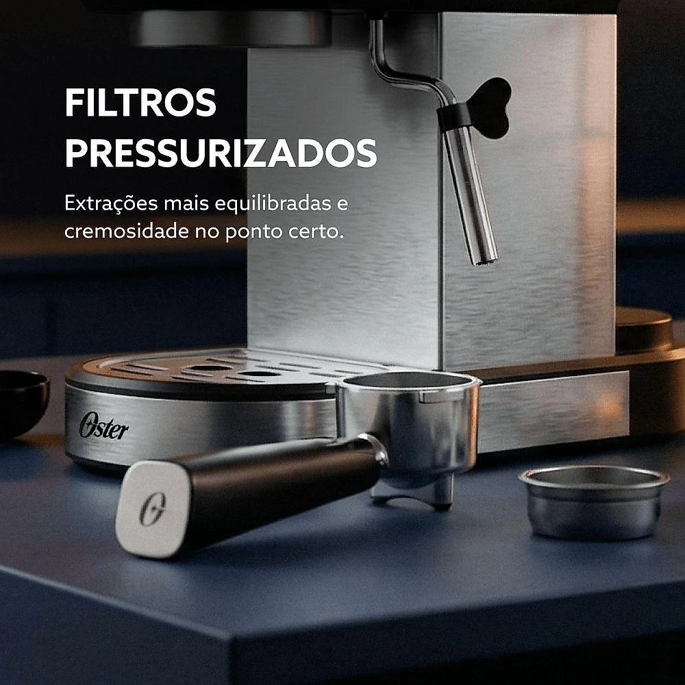 Cafeteira Espresso Oster Compacta Perfect Moment 110V