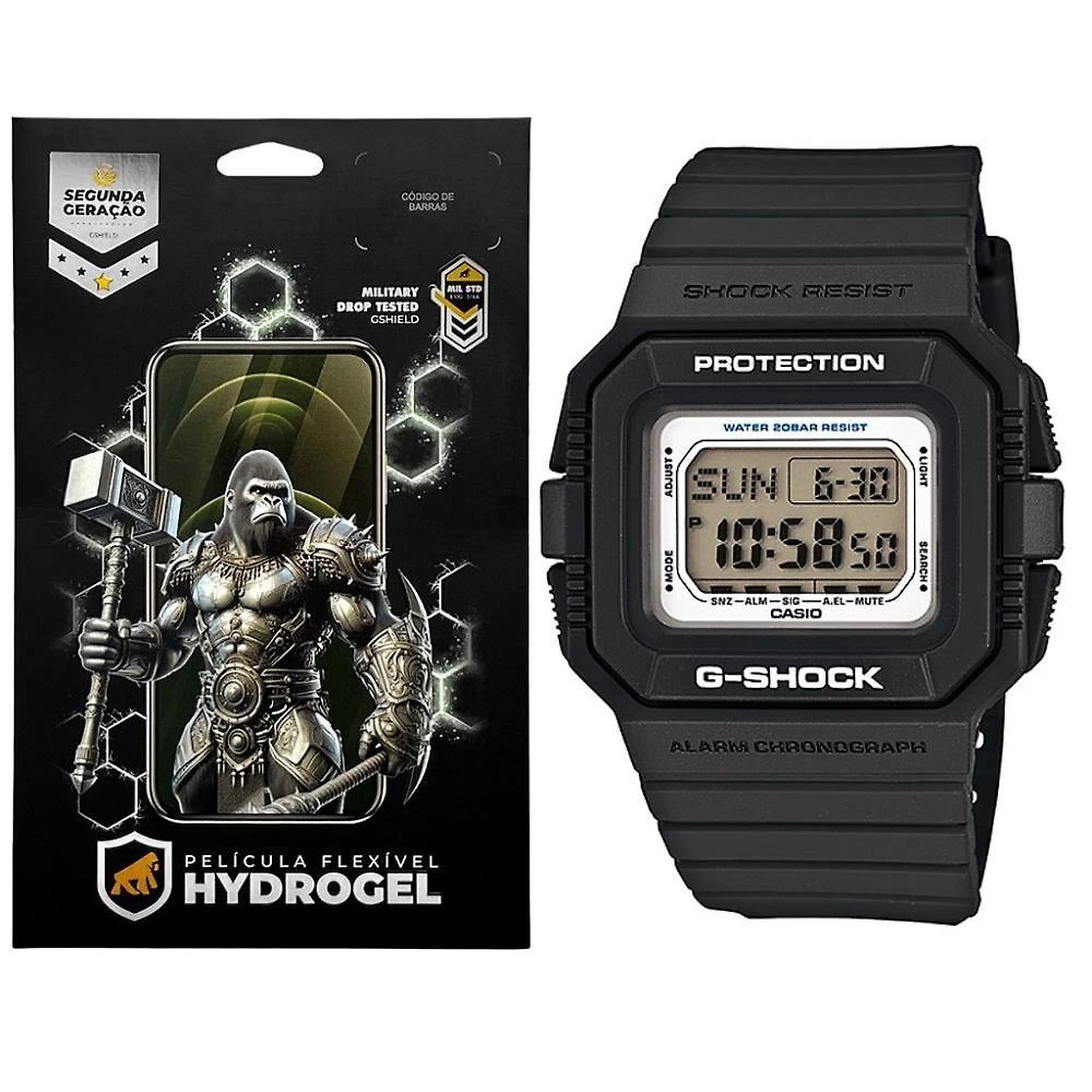 Película Para Casio Dw-d5500mr - Hydrogel Hd - Gshield