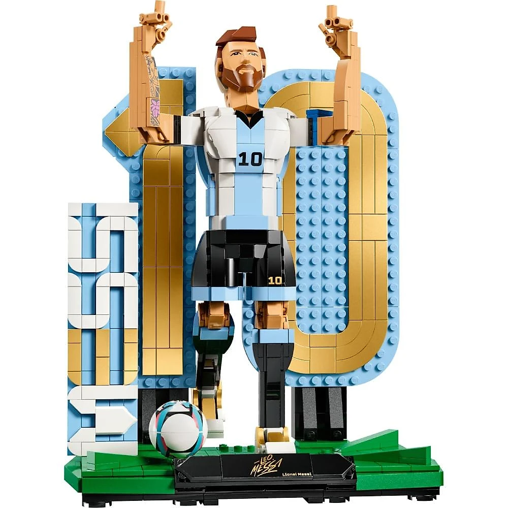 Lego® editions - lenda do futebol: lionel messi azul