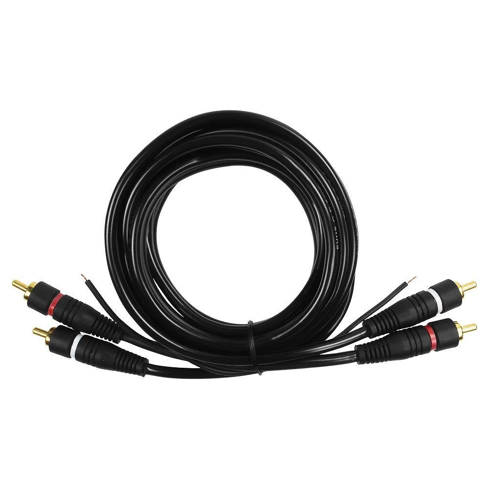 Cabo de Áudio Evus C-017 2 Rca Macho X 2 Rca Gold 1,5m para Equipamentos de Som