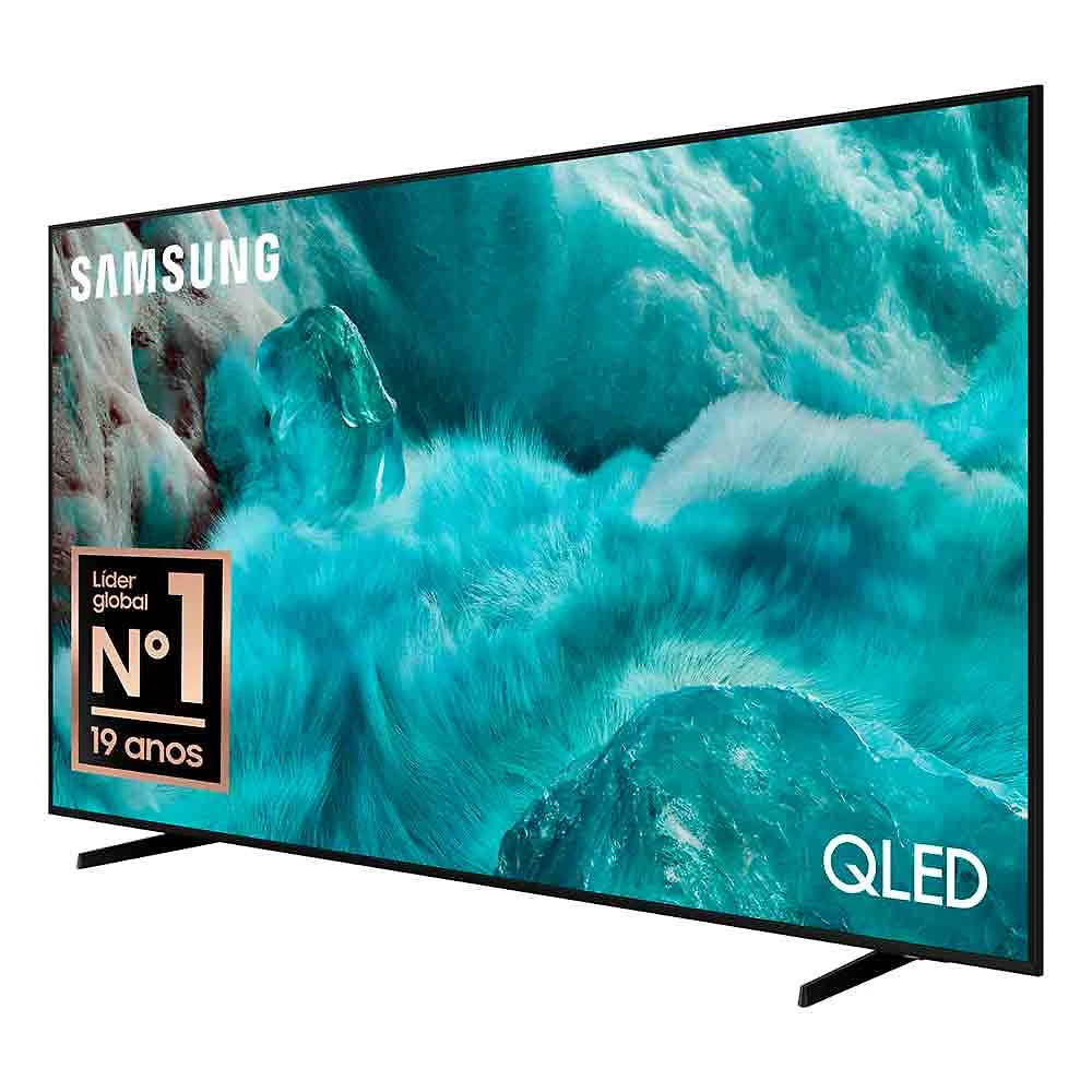 Miniatura Smart TV Samsung 75" Polegadas QLED 4K Q7F 2025, Processador com AI e Alexa Integrada Bivolt