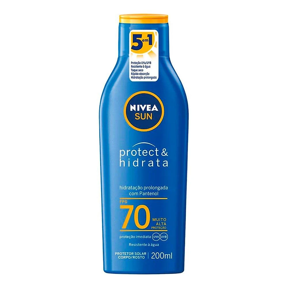 Protetor solar nivea sun protect & hidrata fps70 200ml