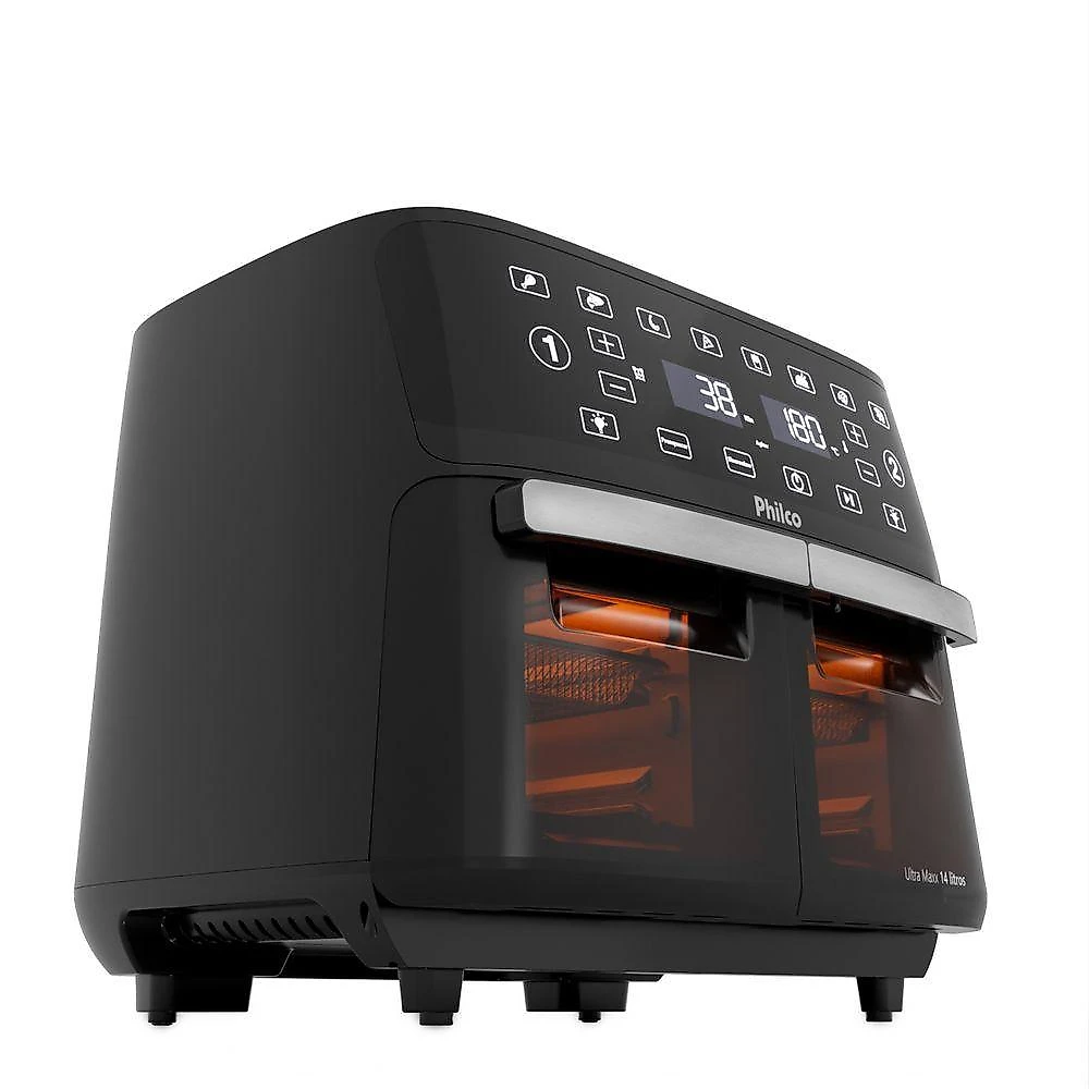 Air Fryer Philco 14L 4 Em 1 Painel Digital PAF14A 110V