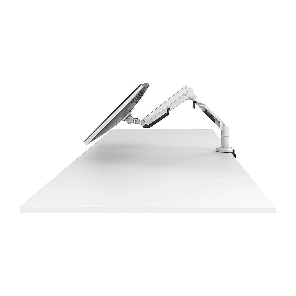 Suporte de Mesa Articulado para Monitor de 17" a 36" FlexiSpot MA8, Ajustes com Pistão a Gás, VESA, Branco - MA8W