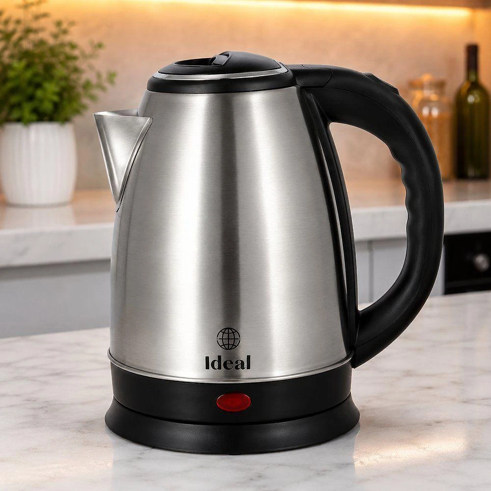 Miniatura Chaleira Elétrica Ideal 1.8L 1500W Aço Inox 220V