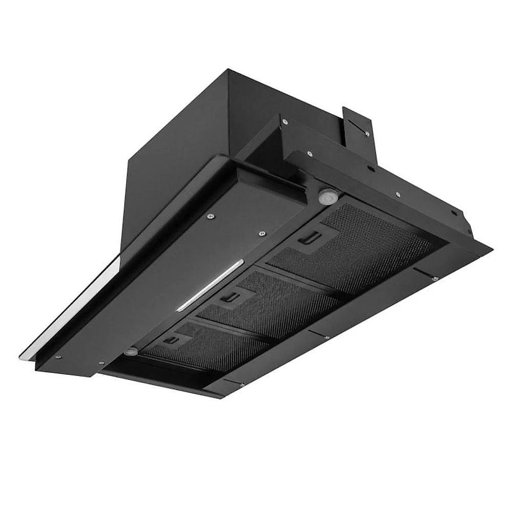 Coifa de Embutir Suggar Titanium 90CM Preto Painel Móvel Touch 890m3-h 110V