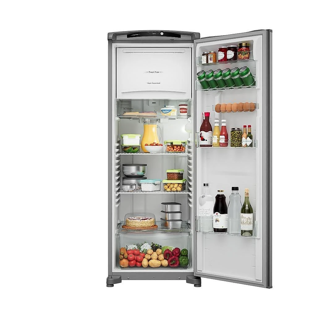 Geladeira Consul 1 Porta Frost Free 337L CRB39MK Inox 220V