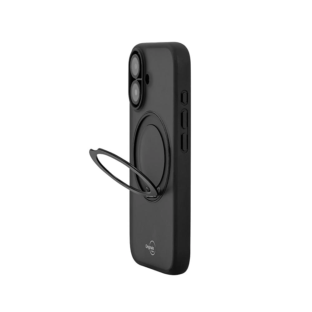 Capa iPhone 16 Plus Originais iPlace, Stand Preta