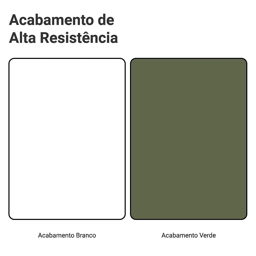Armário aéreo 40 cm 1 porta branco/verde vik madesa