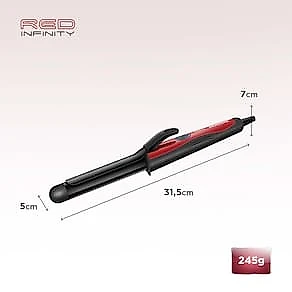 Modelador de Cachos Mondial Infinity EM-12 Cabo Giratório Bivolt Preto/Vermelho