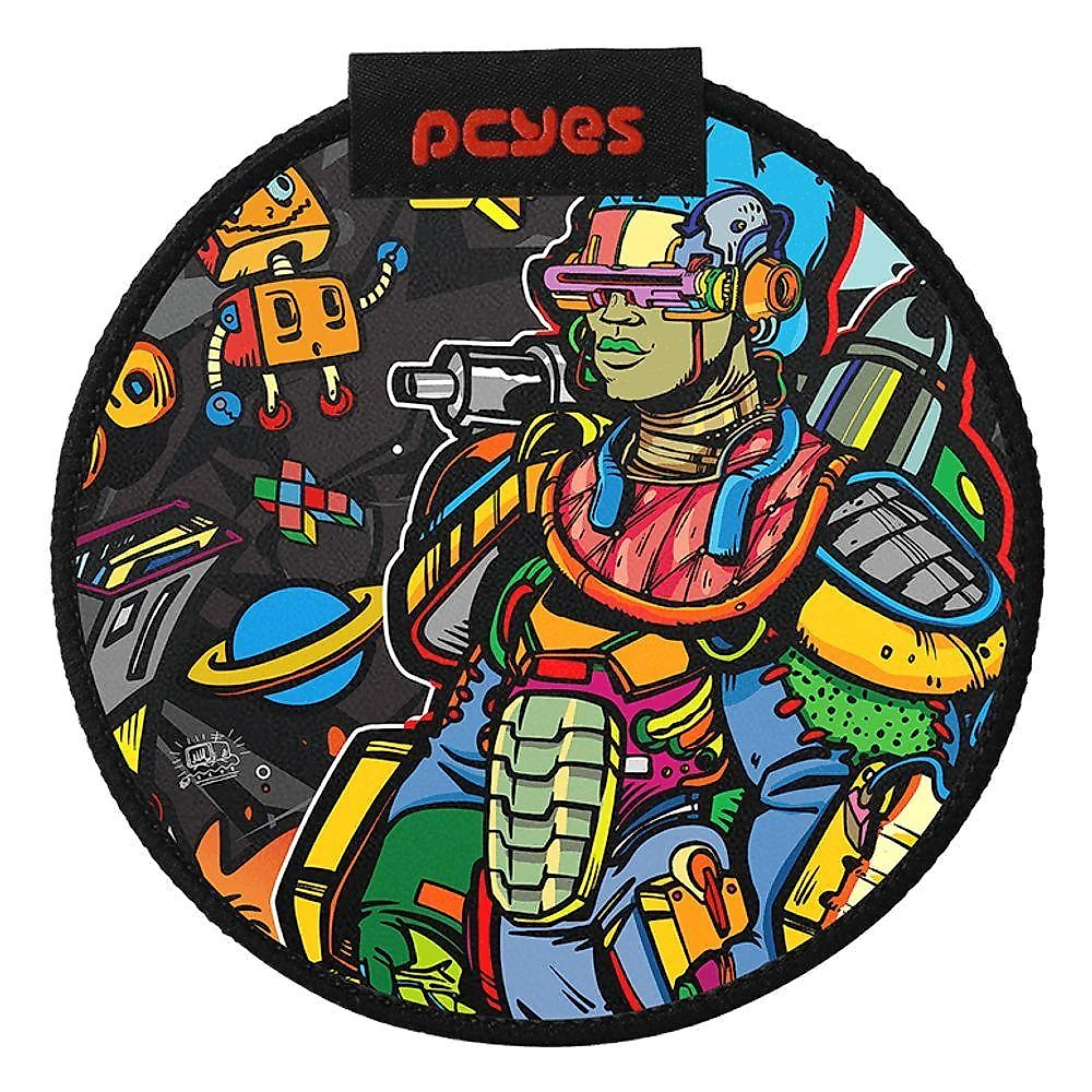 Mouse Pad Gamer Pcyes Apollo 500 X 400 APL50X40 com Superfície Speed e Bordas Costuradas Preto