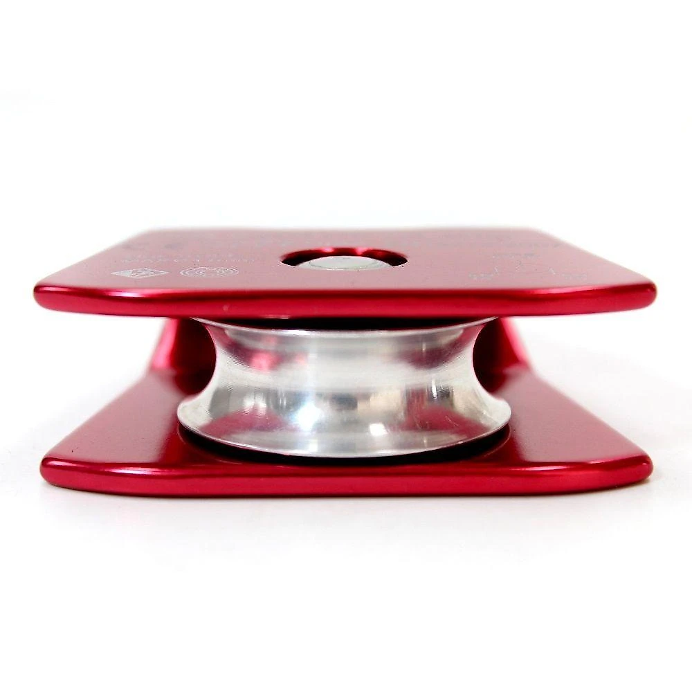 Polia Oscilante 30kn Rolamentada Light Base Chata Usclimb Corda De Até 11mm Ce Uiaa