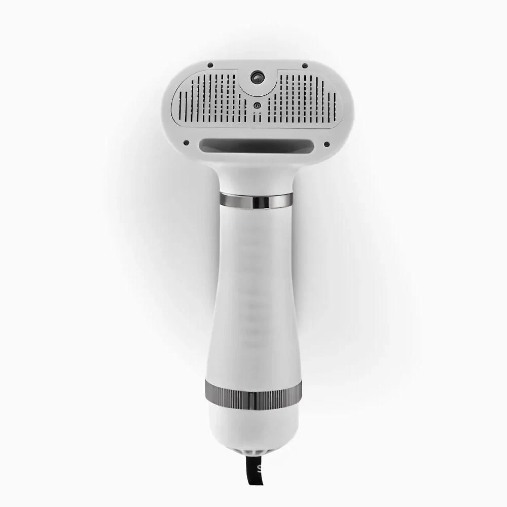 Secador Elétrico 2 em 1 Removedor de Pelos para Pets Branco 300W