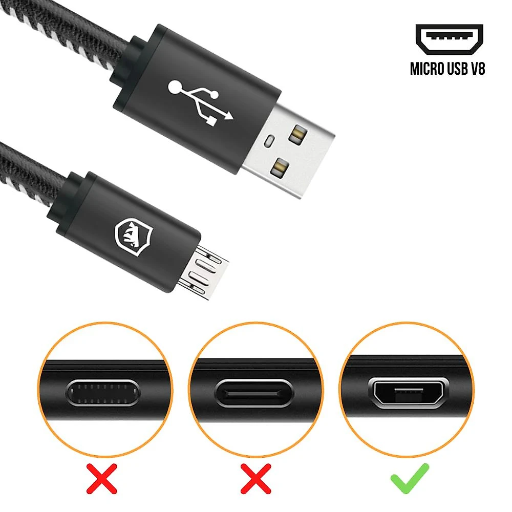 Carregador + Cabo Micro USB V8 - GreenEcoo - Gshield
