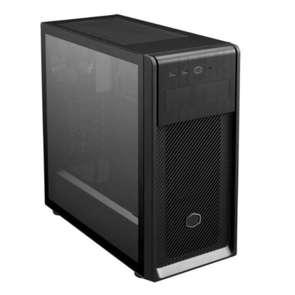Gabinete Cooler Master Masterbox Elite 500 Mid Tower ATX Aço com Lateral de Vidro Temperado Preto