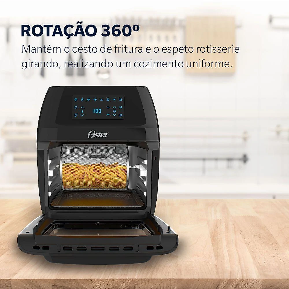 Fritadeira Oster Oven Fryer 12L 3 Em 1 110V