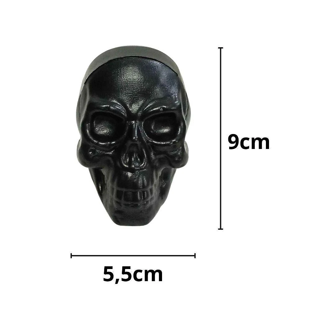 Decoração Halloween Mini Caveira Terror Cor Preto