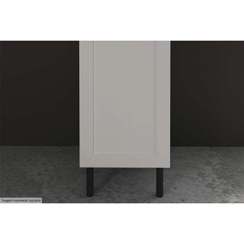 Gabinete De Cozinha Modulado Cz-3303 S- Tampo C- 1 Porta 40cm Branco - Tecno Mobili