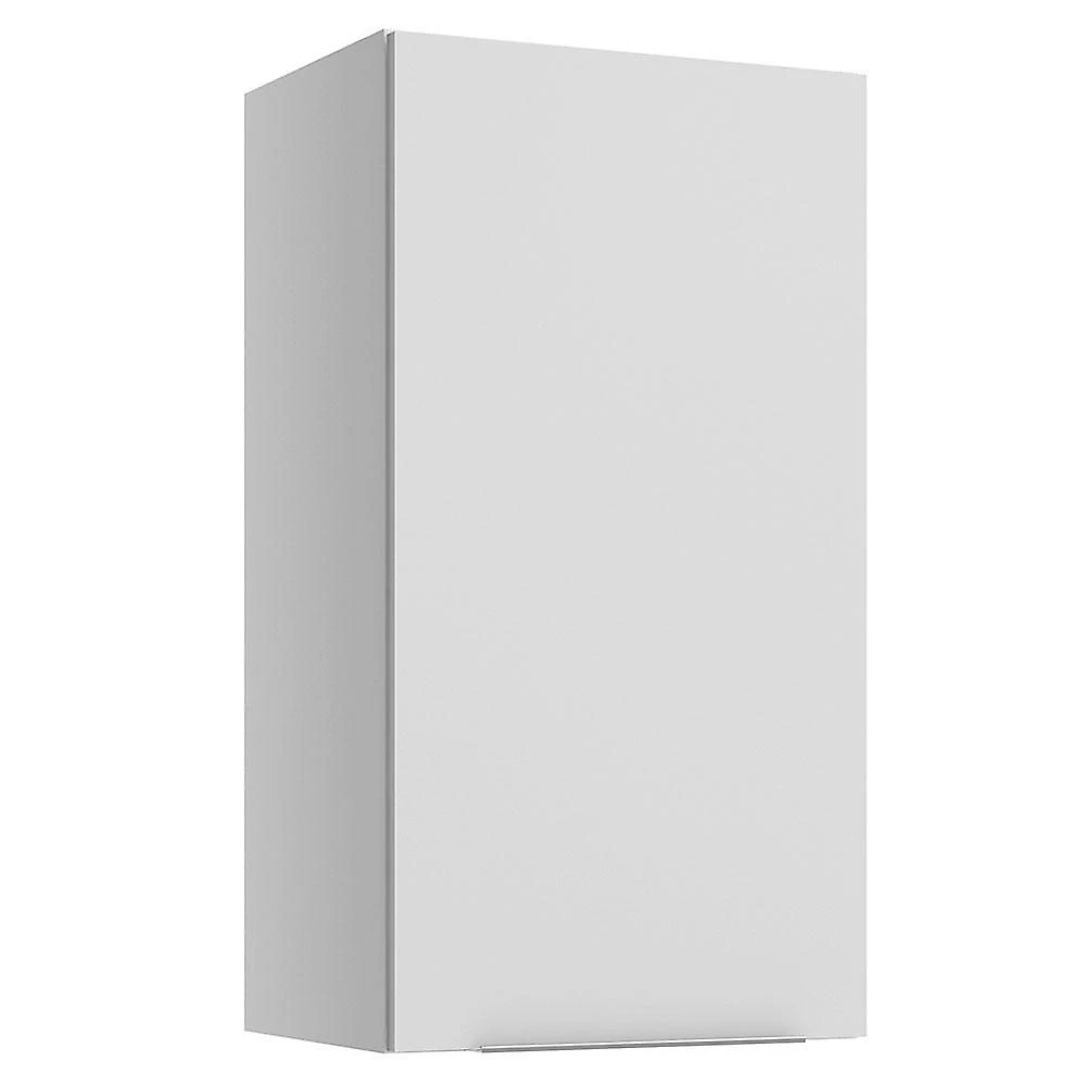 Armário aéreo para quarto 35 cm 1 porta branco neo madesa