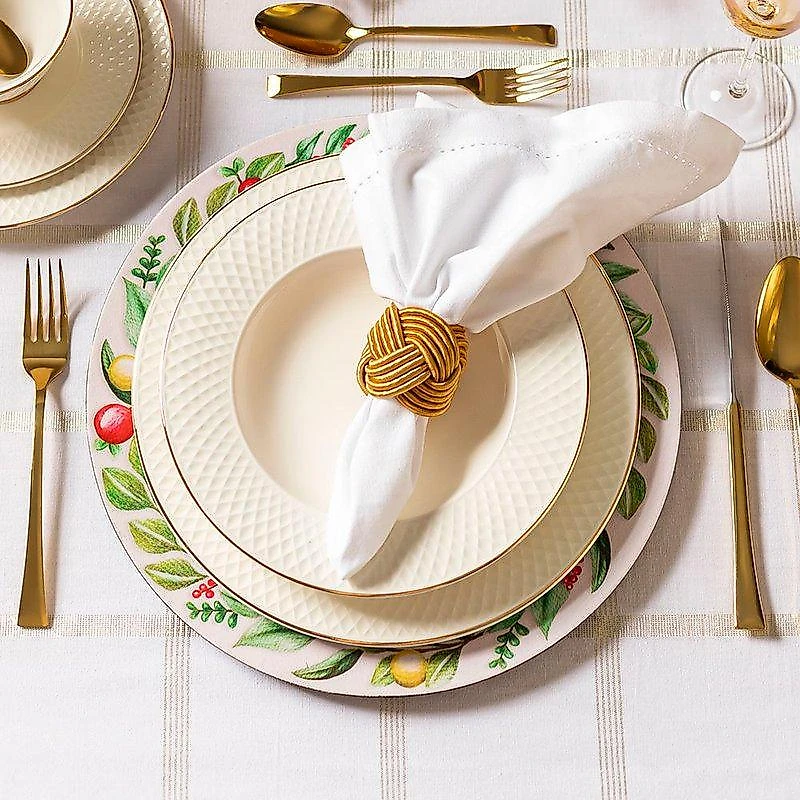 Aparelho de Jantar Home Style Eclat Gold 42 Pecas