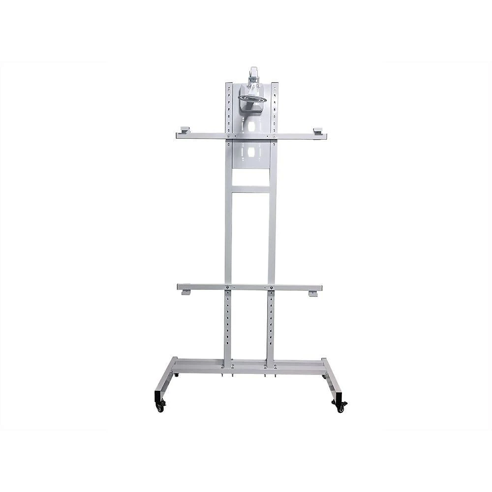Suporte Móvel TL-2200 com Rodas e Altura Ajustável para Telas de 82" a 102" Branca Techlumens