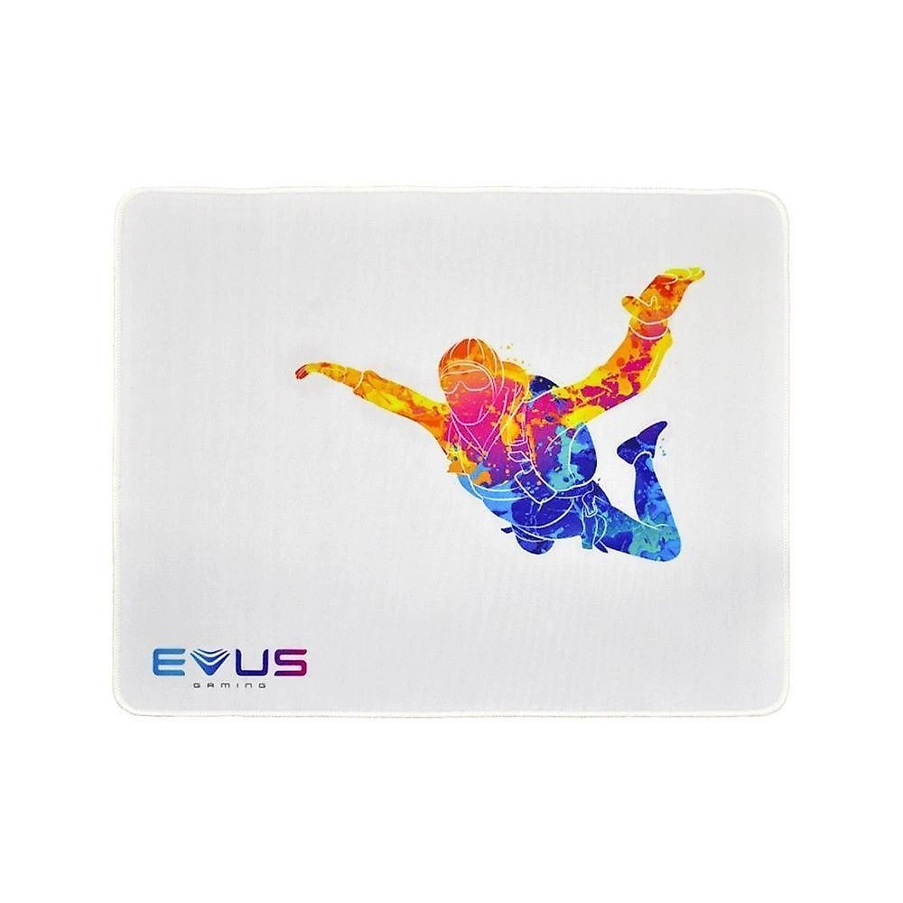 Mouse Pad MP-500W Free Fall Superficie Speed Bordas Seladas Poliester Borracha Antiderrapante Evus