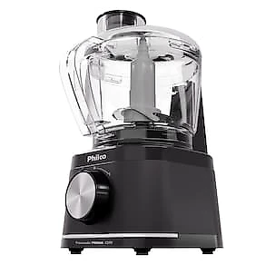 Processador de Alimentos Philco PMN04A 420W 500ml Trava de Segurança Preto 110V